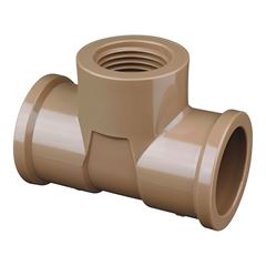Tê Soldável com Rosca em PVC 20mmx1/2 Pol. FORTLEV / REF. 10472019