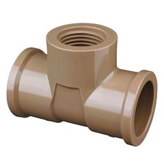 Tê Soldável com Rosca em PVC 25mmx1/2 Pol. FORTLEV / REF. 10472519
