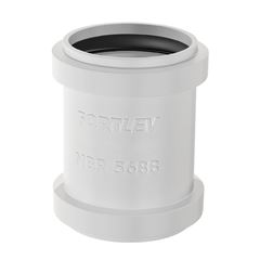Luva de Correr para Tubo Esgoto SN em PVC 100mm Branco FORTLEV / REF. 11181002