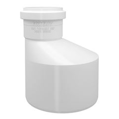 Redução Excêntrica Esgoto SN em PVC 150x100mm Branco FORTLEV / REF. 11231511