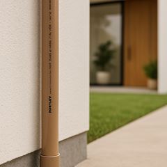 Tubo Soldável em PVC 25mm 6M Marrom FORTLEV / REF. 10000251