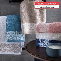 Toalha de Banho Jacquard Medalhão 70x140cm Sortidas CORTTEX / REF. 700244-56-369