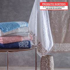 Toalha de Banho Jacquard Medalhão 70x140cm Sortidas CORTTEX / REF. 700244-56-369