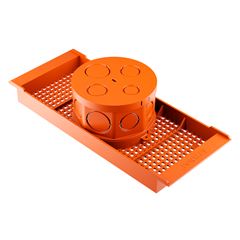 Caixa de Luz Octogonal em PVC para Laje 25cm Laranja FORTLEV / REF. 14620251