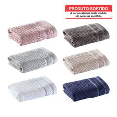 Toalha de Banho Jacquard Chevron 70x140cm Sortidas CORTTEX / REF. 700267-56-369