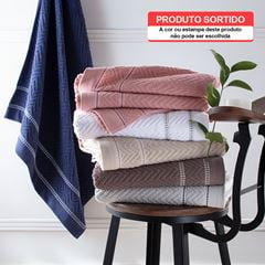 Toalha de Banho Jacquard Chevron 70x140cm Sortidas CORTTEX / REF. 700267-56-369