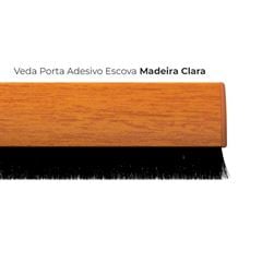 Veda Porta Escova Adesivo 100cm Madeira Clara COMFORT DOOR / REF. PA03010011