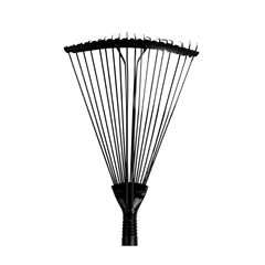 Vassoura em Aço 18 Dentes Regulável com Cabo de Madeira 1,20m DIMAX / REF. 2057038