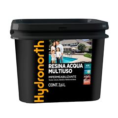 Resina Acrílica Acqua Multiuso Brilhante 3,6L Incolor HYDRONORTH / REF. 93194