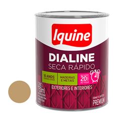 Tinta Esmaltada Alto Brilho 750ml Dialine Seca Rápido Dourado IQUINE / REF. 62221083R