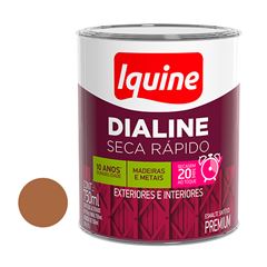 Tinta Esmalte Alto Brilho Dialine Seca Rápido 750ml Cobre IQUINE / REF. 62221283
