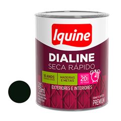 Tinta Esmaltada Fosca 750ml Dialine Seca Rápido Preto IQUINE / REF. 63205782