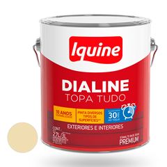 Tinta Esmalte Alto Brilho Dialine Base Água 3L Marfim IQUINE / REF. 234202082