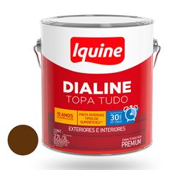 Tinta Esmalte Alto Brilho 3L Dialine Base Água Marrom Tabaco IQUINE / REF. 234202982