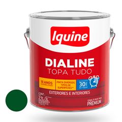 Tinta Esmalte Alto Brilho Dialine Base Água 3L Verde Folha IQUINE / REF. 234203482