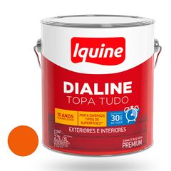 Tinta Esmalte Alto Brilho 3L Dialine Base Água Laranja IQUINE / REF. 234204482