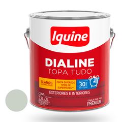 Tinta Esmalte Acetinada Dialine Base Água 3L Branco Gelo IQUINE / REF. 236200382