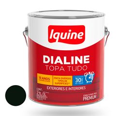Tinta Esmalte Fosca Dialine Base Água 3L Preto IQUINE / REF. 332205782