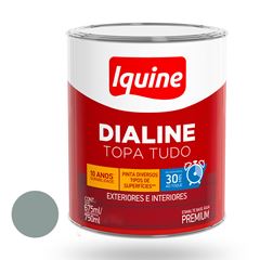 Tinta Esmalte Alto Brilho Dialine Base Água 750ml Cinza Médio IQUINE / REF. 234200783
