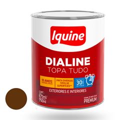 Tinta Esmalte Alto Brilho Dialine Base Água 750ml Marrom Tabaco IQUINE / REF. 234202983