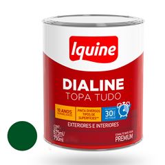 Tinta Esmalte Alto Brilho Dialine Base Água 750ml Verde Folha IQUINE / REF. 234203483