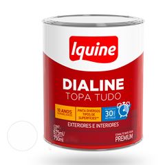 Tinta Esmalte Fosca Dialine Base Água 750ml Branco IQUINE / REF. 332200283
