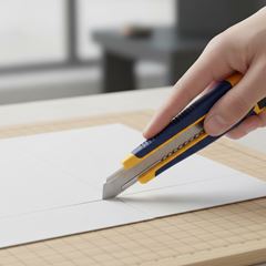 Estilete em Aço 18mm Emborrachado DIMAX / REF. DMX96710