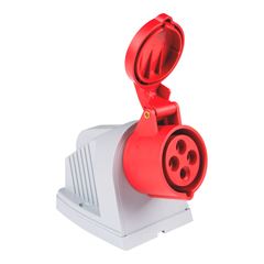 Tomada de Sobrepor Industrial 3P+T 16A 380-415V 6H IP44 TRAMONTINA / REF. 56255333