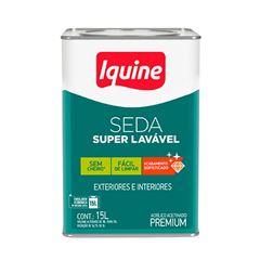 Tinta Acrílica Acetinado 15L Super Lavável Branco Neve IQUINE / REF. 262300254